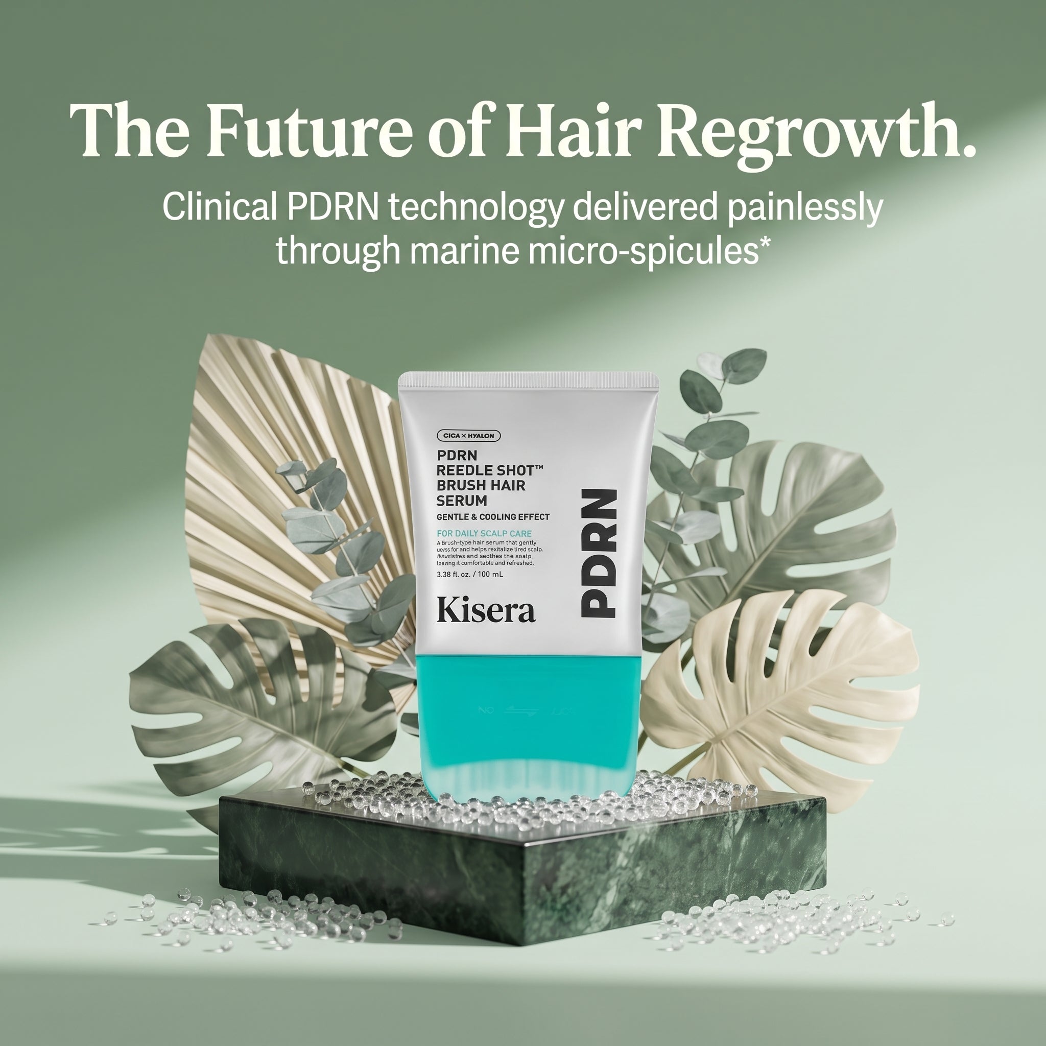 Kisera® PDRN Reedle Shot Hair Brush Serum